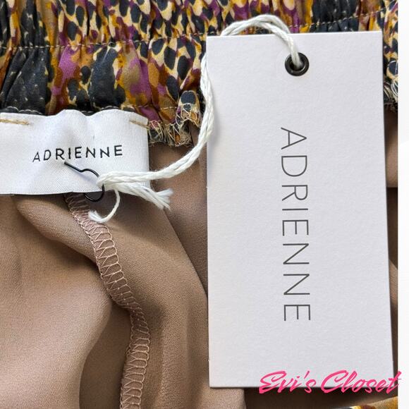 Adriane Women's Snake Print Shorts Wide Leg BOHO Charcoal Brown Sz 20 NWT - Picture 3 of 6